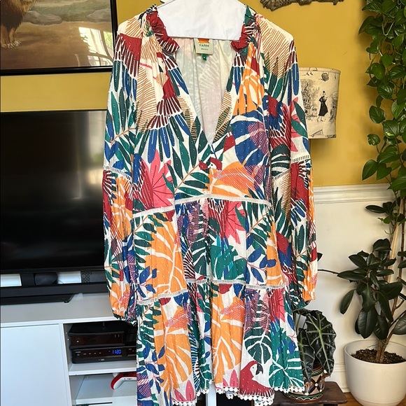 FARM Rio Colorful Tropical Mini Dress - Picture 11 of 12